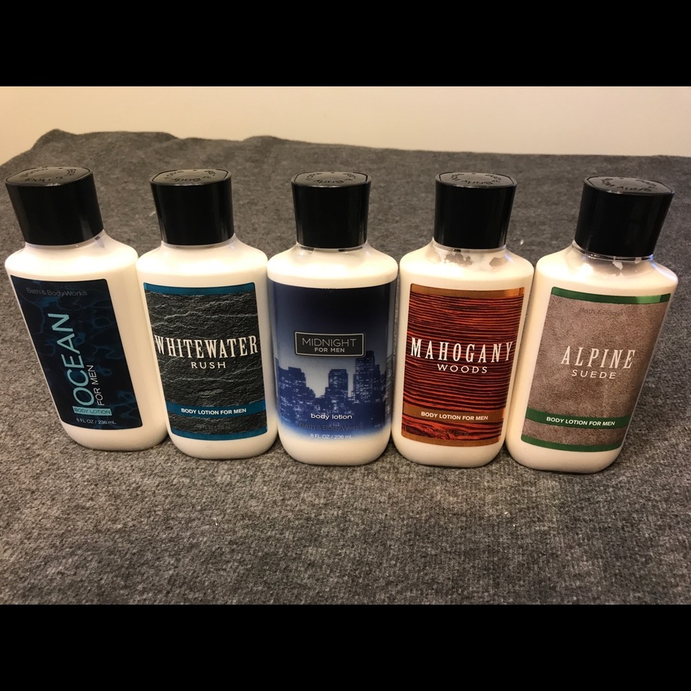 Men BBW LOTION 5 piece set